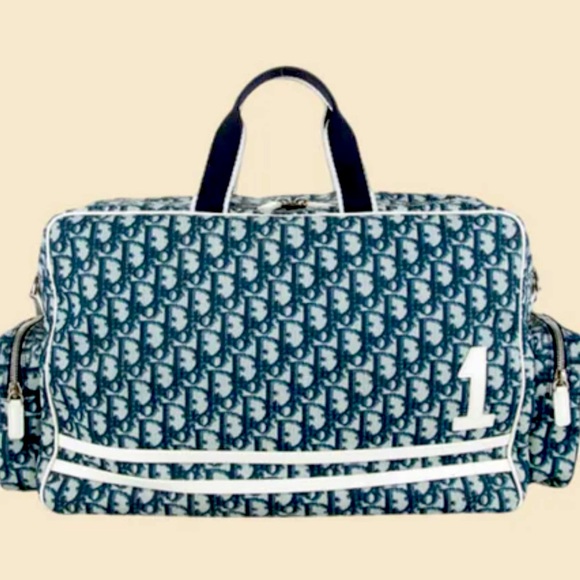 Dior Other - Vintage Dior blue trotter Messenger/gym Bag